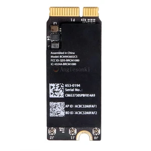 Scheda AirPort Retina Macbook Pro A1425 A1502 A1398 WiFi Bluetooth 4.0 BCM943602CS - Foto 1 di 10