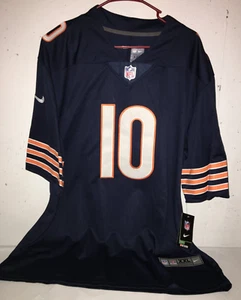 Maglia Nike NFL Mitch Trubisky Chicago Bears #10 On Field blu navy taglia XXL - Foto 1 di 4