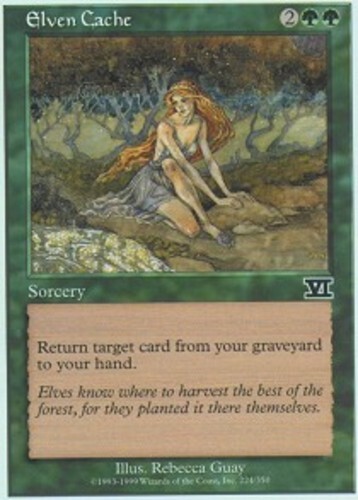 1x Elven Cache MTG 6th Edition / Classic NM Magic Regular