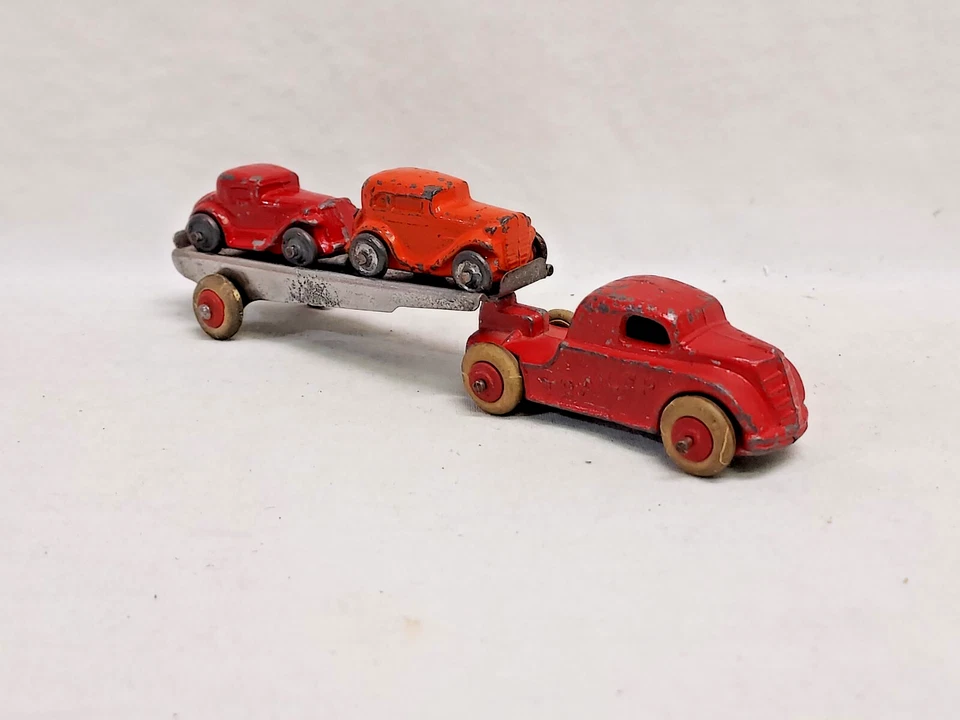 BARCLAY SEGUNDA/SERIE AERODINÁMICA TRANSPORTE/CUBOS DE MADERA/CAMIONES DE JUGUETE ANTIGUOS/COCHES DE JUGUETE ANTIGUOS Foto 1 de 4