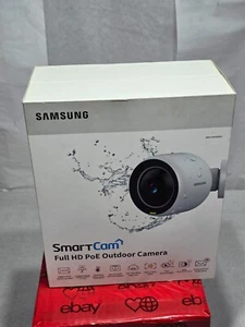 Cámara exterior Samsung SmartCam Full HD PoE SNH-V6430BNH | Nueva en caja sellada - Imagen 1 de 7