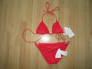 24Z/TORY BURCH GEMINI BIKINI/2 PIECE/CORAL/SIZE MEDIUM/NWT! - Picture 1 of 8