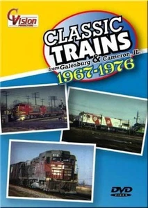 Classic Trains from Galesburg & Cameron, Illinois 1967-1976 DVD NEW IL CB&Q BN - Picture 1 of 1
