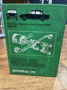 Triumph 2000 1963-69 Auto book: Workshop Manual For Triumph 2000 - Picture 1 of 9