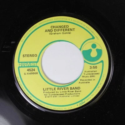 Rock 45 Little River Band - Changed And Different / Happy Anniversary On Harvest - Image 1 of 2