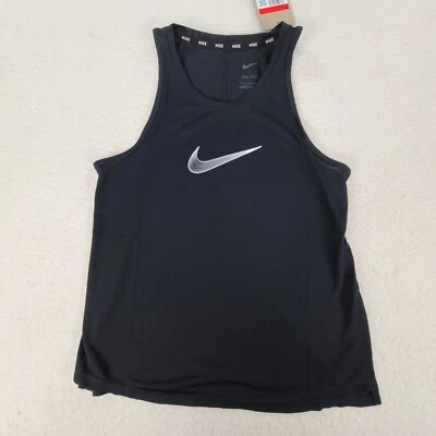 Nike Shirt Girls Large Black Tank Top Dri-Fit Lightweight Training Outdoor Gym - Image 1 of 4