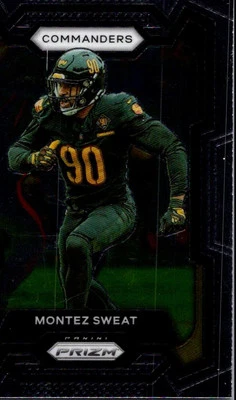 2023 Panini Prizm Montez Sweat Washington Commanders #299 - Image 1 of 2