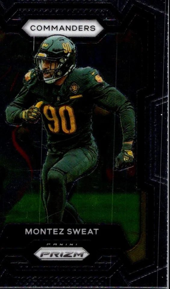 2023 Panini Prizm Montez Sweat Washington Commanders #299 - Image 1 of 2
