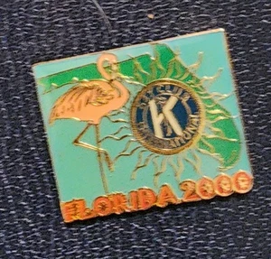Kiwanis Club International Florida 2000 enamel lapel pin. - Picture 1 of 3