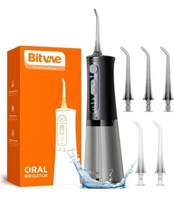 Bitvae Tragbare 300ML Elektrische Zahnseide Pick, USB Wiederaufladbar 3 Reinigungsmodi - Bild 1 von 5