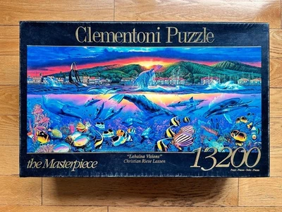 SUPER RARE 13200 CLEMENTONI LAHAINA VISIONS Masterpiece Jigsaw Puzzle by Lassen - Image 1 of 4