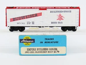 Refrigerador de cerveza Budweiser escala HO Athearn JMC-1001 GATX #5412 - Imagen 1 de 12