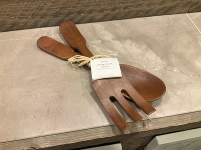 2 Pottery Barn Vintage wooden wood  servers New with tag - Image 1 of 4