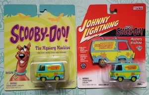 Johnny Lightning Cartoon Network Scooby-Doo Mystery Machine Die-Cast Set of 2 - Picture 1 of 2