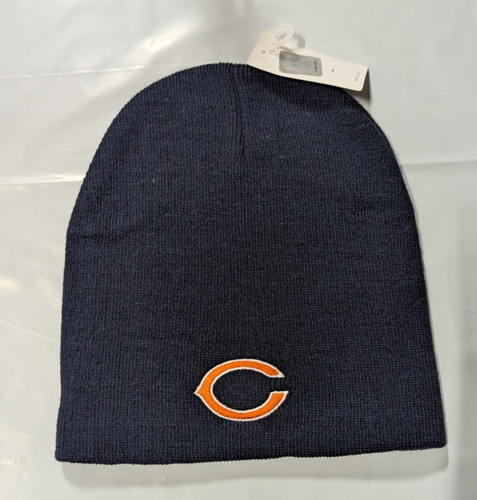 Chicago Bears Knit Beanie Winter Hat Toque Skull Cap New NWT - Blue | eBay