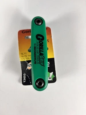 Bondhus Gorilla Grip Torx Star Fold Up Wrench Set T6-T25 MADE IN USA 12632 - Image 1 of 4