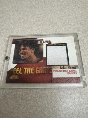 2000 Flair Showcase Brian Grant Feel the Game Jersey - Image 1 of 2