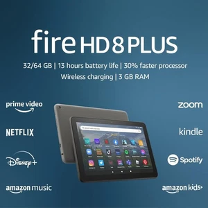 Amazon Fire HD 8 Tablet w/ Alexa - HD Display 8" 64 GB 13 hours NEW - Picture 1 of 12