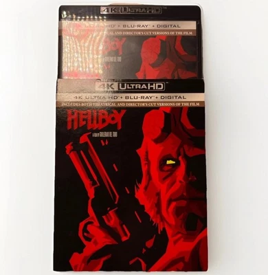 Hellboy 4K Ultra HD / Blu-ray With OOP / Rare Slipcover Del Toro 2004 No Digital - Image 1 of 4