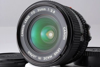 [Near MINT] Canon New FD NFD 24mm f/2.8 MF Wide Angle Prime Lens + Cap Japan - Image 1 of 4