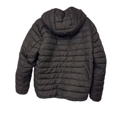 Hawke & Co. Mens Black Puffer Jacket Sherpa Lined Hooded Coat XLARGE - Image 1 of 4