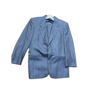 Yves Saint Laurent Herren Nadelstreifen Wollanzug 41R 30x30 Made in France Dillard - Bild 1 von 15