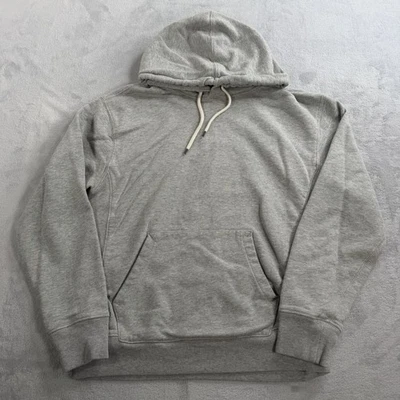 Sudadera J Crew Para Hombre S Pequeña Gris Vintage Polar Sudadera con Capucha Terry Francés Algodón Foto 1 de 4