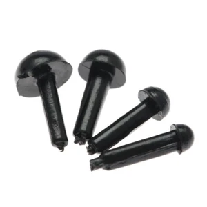 100Pcs 3/4/5/6mm Safety Eyes For Animal Bear Plush Toy Crochet Doll Making Craft - Picture 1 of 10