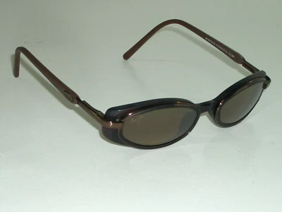 GAFAS DE SOL MAUI JIM ITALY MJ-124-10 DGM CRISTAL ROSA ELEGANTES OVALADAS CON BISAGRA FLEXIBLE COMO NUEVAS Foto 1 de 4