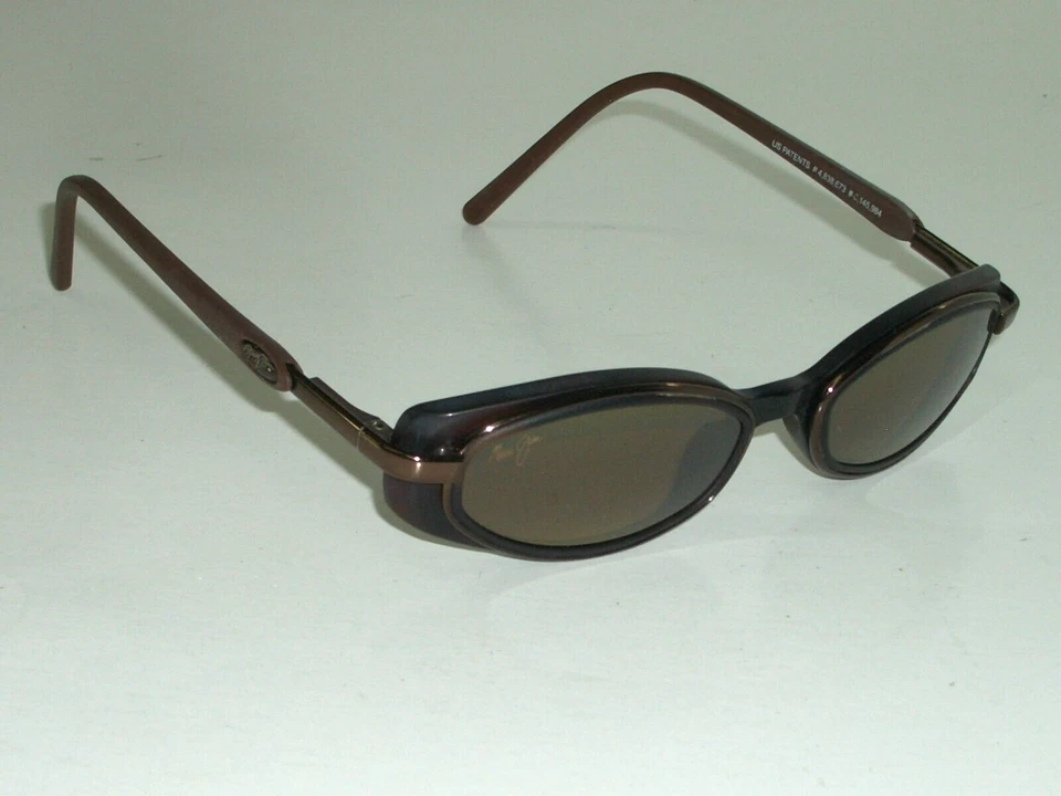 GAFAS DE SOL MAUI JIM ITALY MJ-124-10 DGM CRISTAL ROSA ELEGANTES OVALADAS CON BISAGRA FLEXIBLE COMO NUEVAS Foto 1 de 4