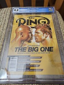 Floyd Mayweather Jr Canelo Alvarez October 2013 The RING Boxing Magazine Cgc 9.2