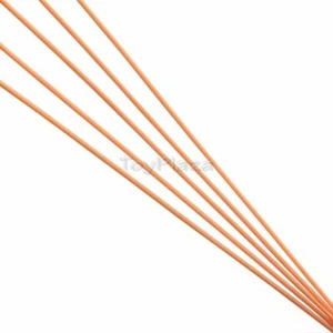 3.15x1.7x380mm Fluorescent Orange Antenna Pipe 5PCS for RC Car Truck Racing Boat - Picture 1 of 1