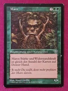 Magic The Gathering GERMAN MIRAGE MARO green card MTG - Picture 1 of 2