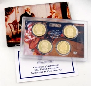 2007 Presidential Dollar Proof Set Original US Mint Packaging CP3612 - Picture 1 of 1