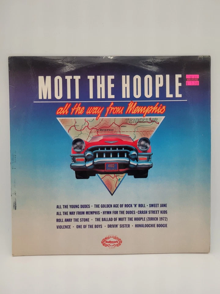 MOTT THE HOOPLE ALL THE WAY FROM MEMPHIS Vinyl Record LP SHM3055 Foto 1 de 4