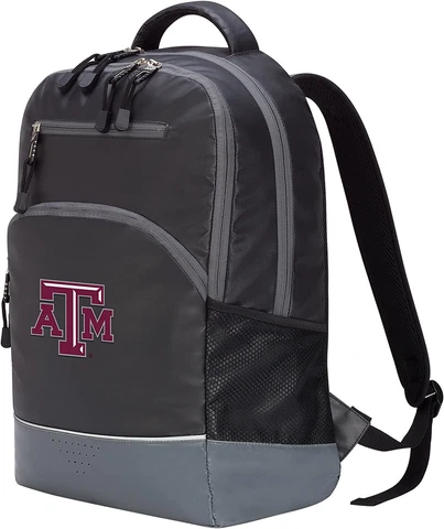 Officially Licensed NCAA Texas A&M Aggies "Alliance" Backpack, Black, 19" Cover
