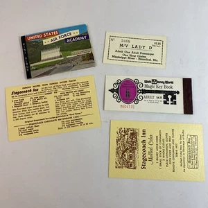 Vtg WALT DISNEY WORLD MAGIC KEY BOOK + Other Misc Travel Souvenirs Look! - Picture 1 of 8