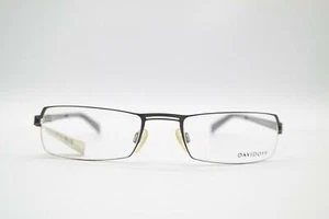 Gafas esquineras grises vintage Davidoff 93011-348 montura gafas NOS - Imagen 1 de 6