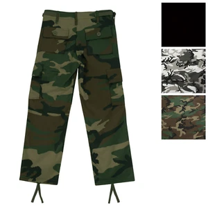Rothco Kids Camouflage Military BDU Fatigue Pants Trousers Army Cargo Fatigues - Picture 1 of 4