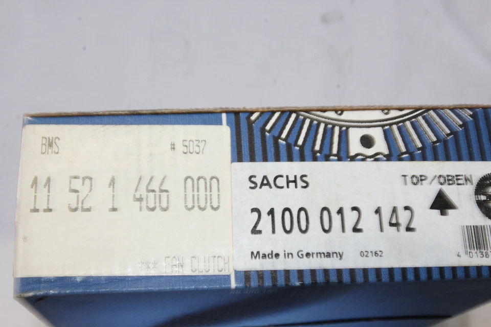 Fan coupling for BMW 3 series, E-30 E36 5 series E-28 E-34 and 6 series E-24 - Image 1 of 3