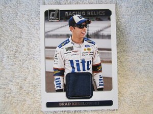 Brad Keselowski 2018 Panini Donruss Racing Relics Race Used Firesuit Card #RR-BK