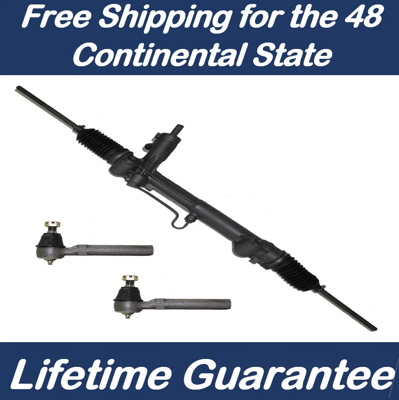 163+2  ✅  Power Steering Rack  Pinion + 2  Outer Tie Rod Ends for Jeep Liberty✅ Foto 1 de 1