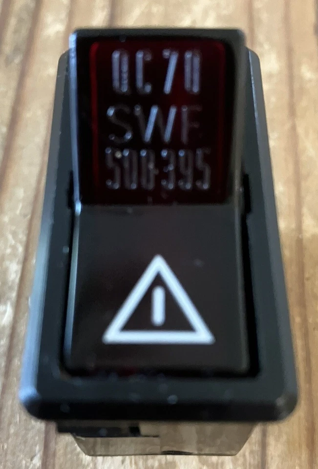 Vintage 1972 SAAB 99 Hazard Light Switch ( SWF S500 395 ) - Image 1 of 4