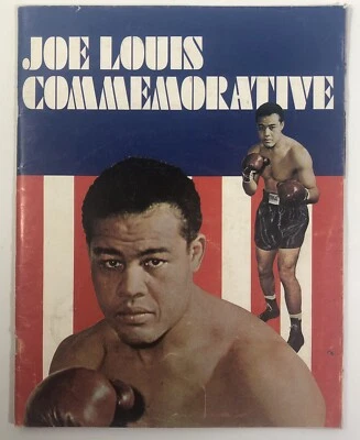 Joe Louis Boxing 57th Birthday Commemorative Program Caesars Las Vegas 1971 Ali - Image 1 of 4