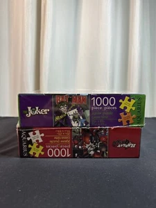 Vintage Harley Quinn Batman Joker DC Comics 2000 Piece Jigsaw Puzzles NEW SEALED - Picture 1 of 5