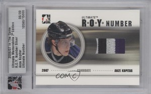 2006-07 ITG Ultimate Memorabilia 7th Edition Silver /9 Anze Kopitar Rookie RC