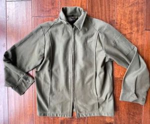 VTG Lee Chetopa 60s Green Zip Utility Jacket Sz 44 - Picture 1 of 6