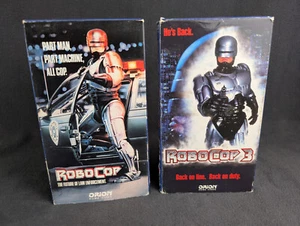 Robocop & Robocop 3 VHS Orion Home Video 1987 Peter Weller 80's SciFi Action - Imagen 1 de 6
