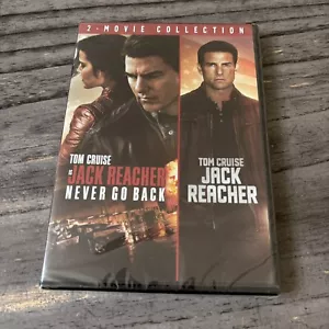 NEW *Jack Reacher* 2 Movie Collection DVD - Never Go Back - Tom Cruise - Sealed - Foto 1 di 4