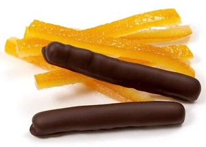 Andy Anand Dark Chocolate Orange Peel (1 lbs), Shipped 2nd Day Air - Picture 1 of 8
